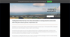 Desktop Screenshot of codlingwindpark.ie